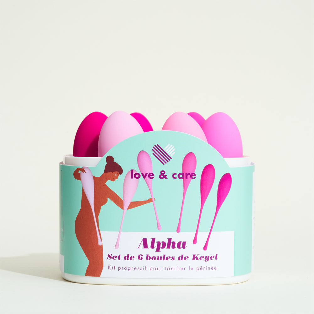 Alpha, set de 6 boules de Kegel